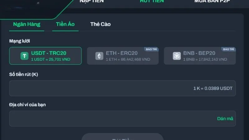 Chọn phương thức rút tiền phù hợp